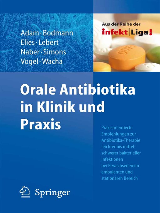 Title details for Orale Antibiotika in Klinik und Praxis by Dieter Adam - Available